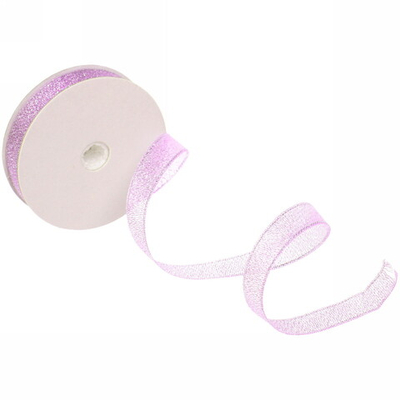 Лента для декорирования «Блеск» 1,2 см, 2,7 м, Розовый