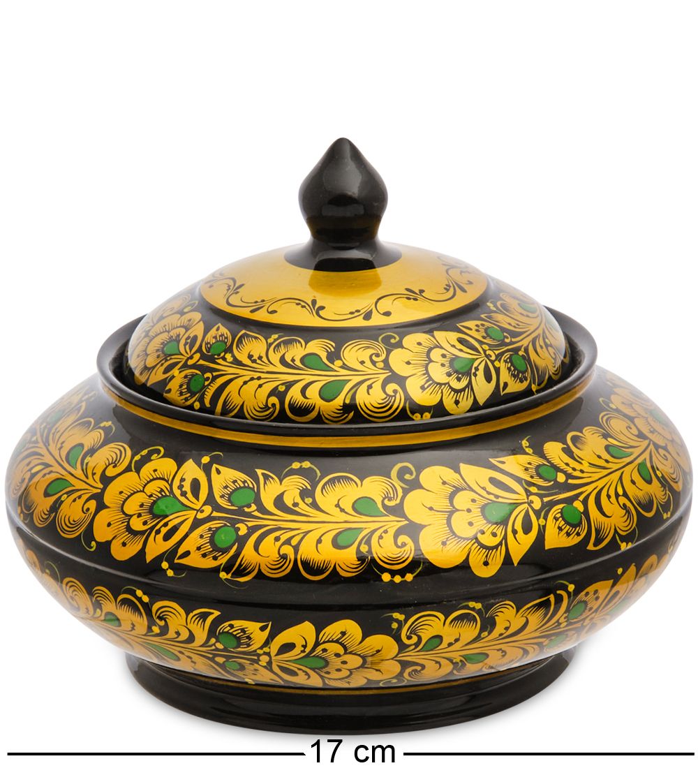 Народные промыслы ХЛ-101/1 Сахарница 130х170 (Хохлома)