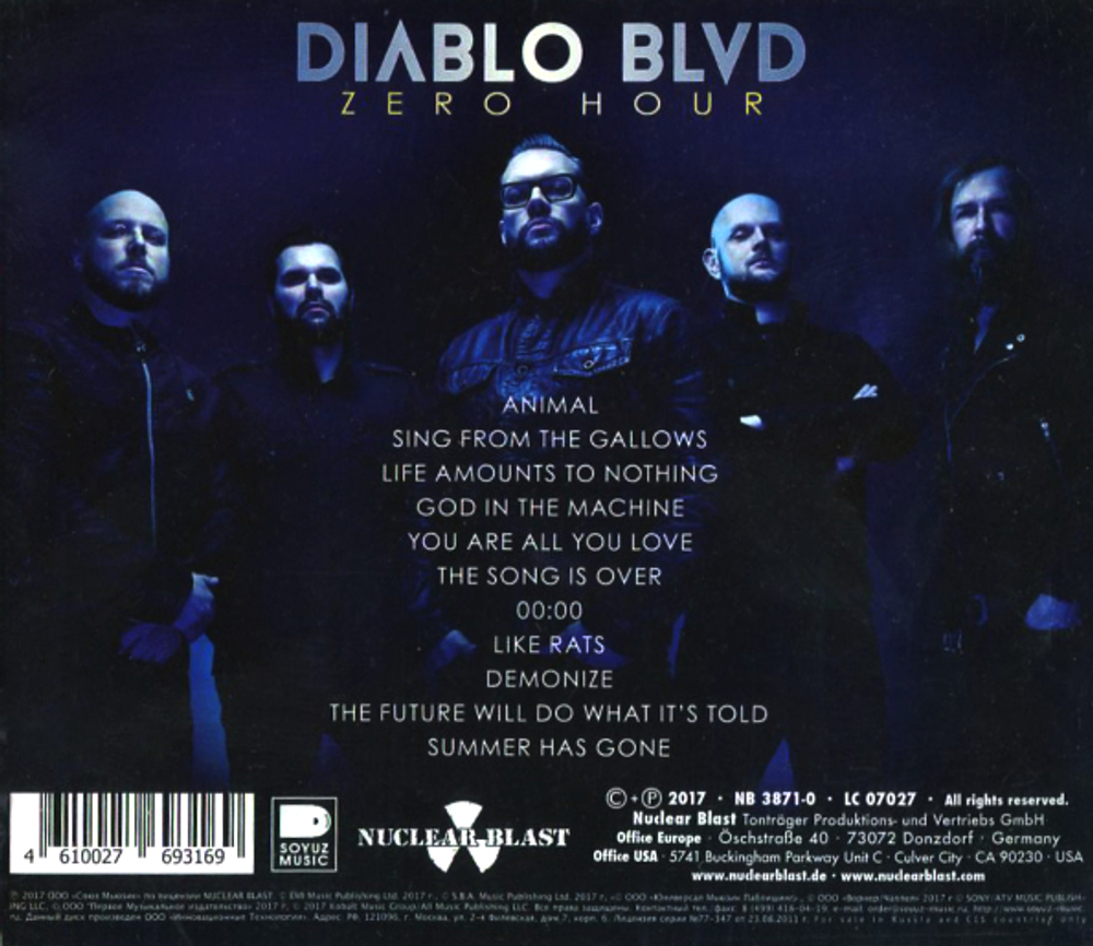 Diablo Blvd / Zero Hour (RU)(CD)