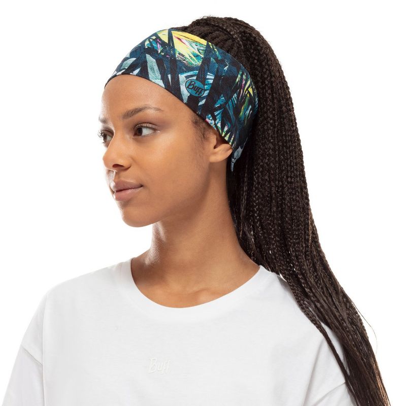 Повязка на голову спортивная Buff Headband CoolNet Ipe Navy Фото 2