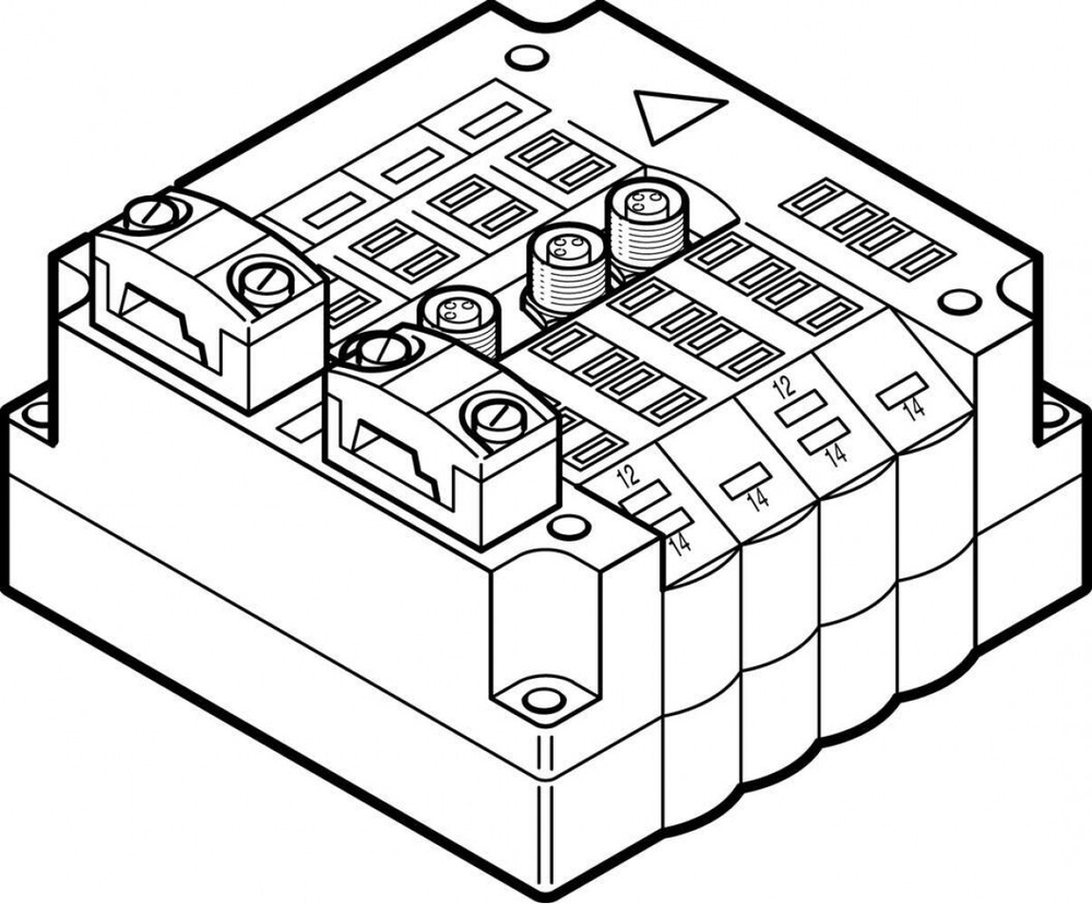 CPV14-GE-ASI-4E3A-ZM8 Электрический интерфейс