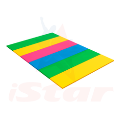 Гимнастическая зона Детская - чехол ПВХ - наполнение ППЭ/НПЭ - 3х2х0.04м - СКЛАДНАЯ