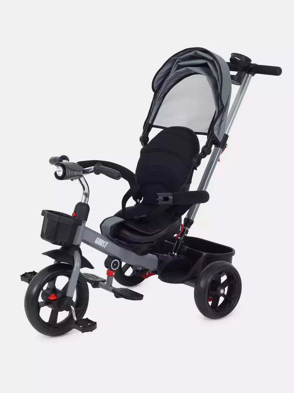 Детский трехколесный велосипед RANT basic RB250 "GHOST" (Grey)