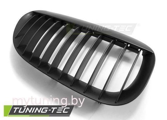 Решетка (ноздри) радиатора BLACK MATT для BMW 6 E63 E64