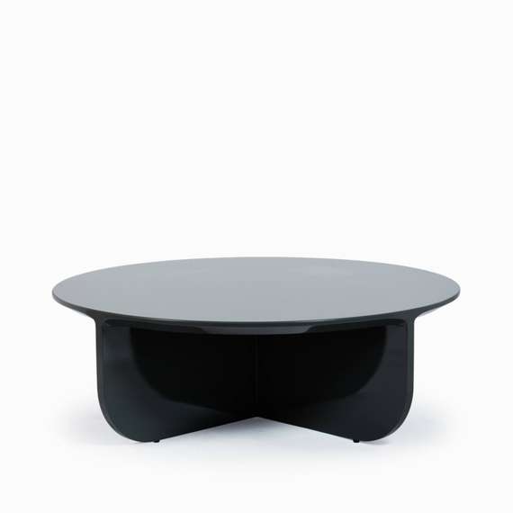 Кофейный стол Petra Ø100х33 см, зеленый глянец