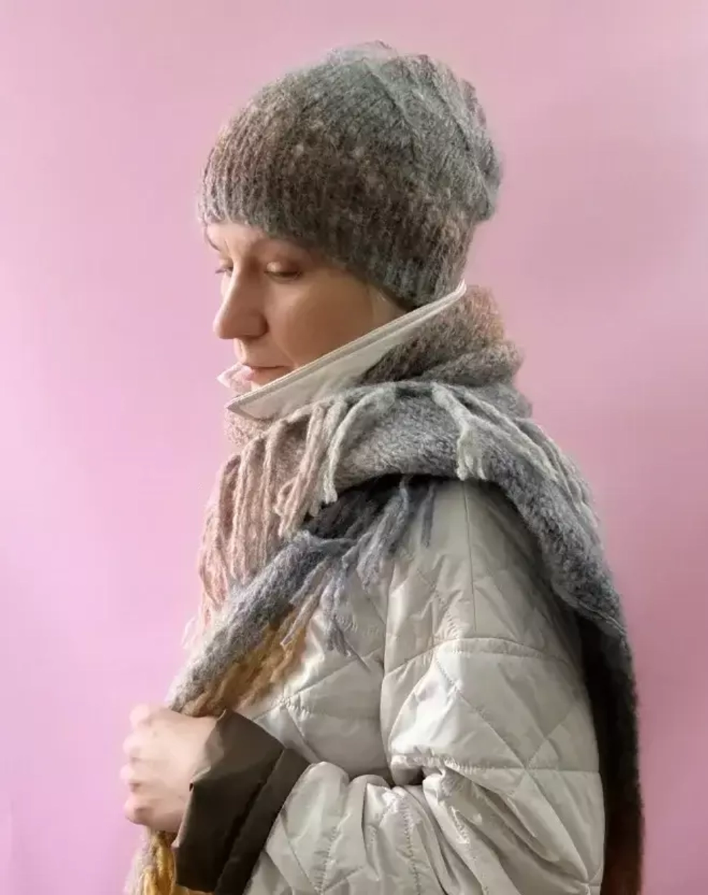 МК по пошиву шапки из трикотажа. Зимняя двойная теплая | Яна Левашова Дизайнер | Дзен