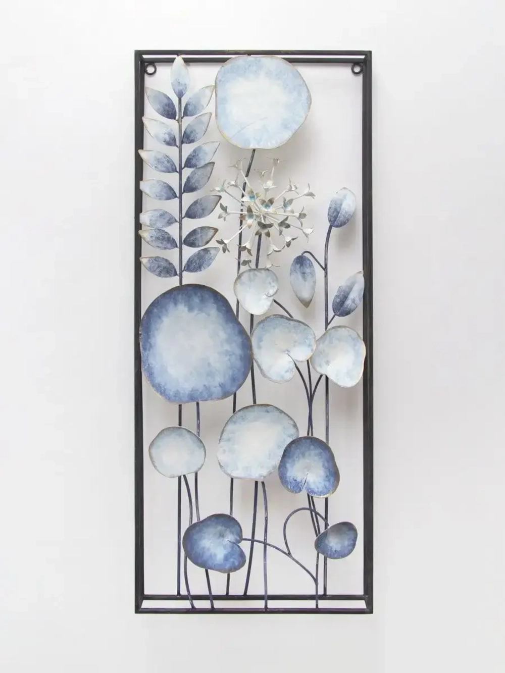 Панно металлическое "Цветы" 71х30 см