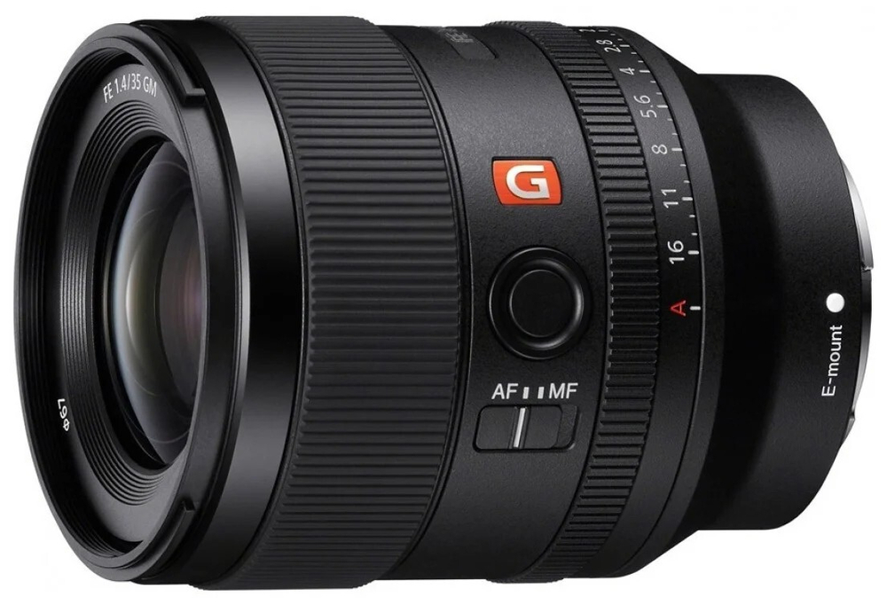 Sony FE 35mm f/1.4 GM (SEL35F14GM), черный