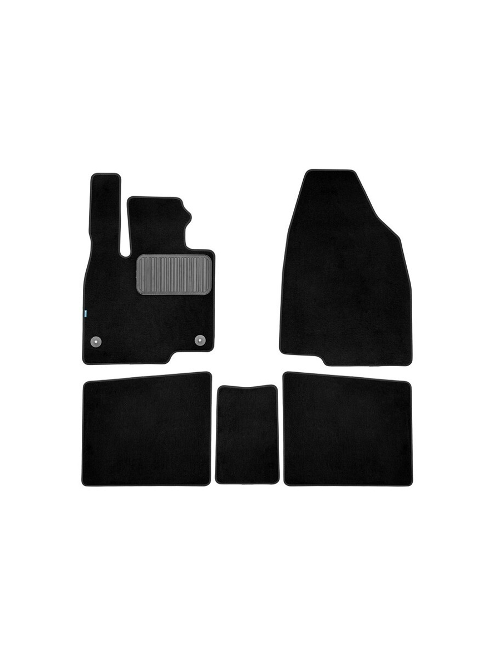 Коврики в салон для FAW Bestune T99 2023-, внедорожник , 5шт (текстиль) KLEVER0506201822110K