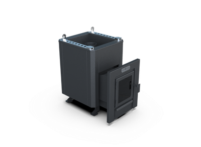 Банная печь Душа- 15 Кожух угловой стекло