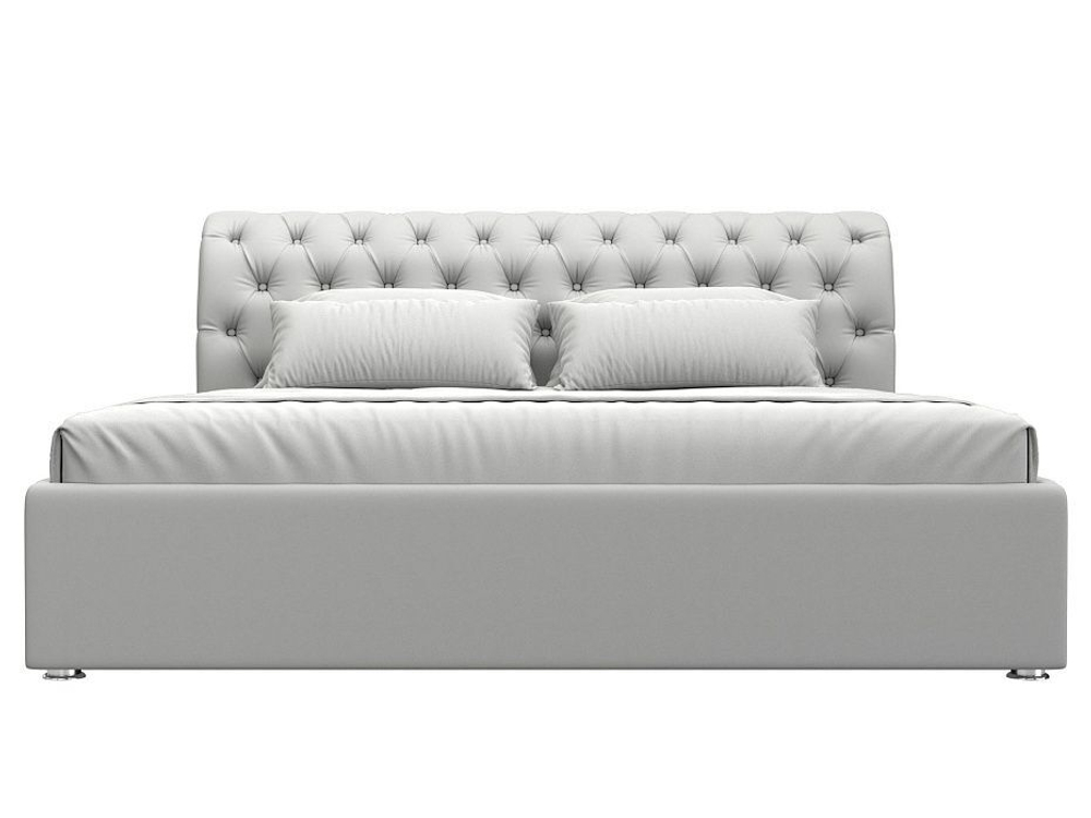 Кровать интерьерная Сицилия 180, Белый, Экокожа, 120873