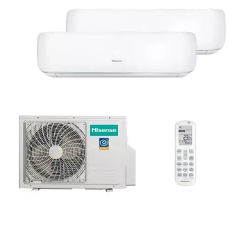 Мульти сплит-система Hisense на 2 комнаты (25+25 кв.м.) PREMIUM DESIGN R32