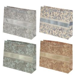 GAEM Пакет подарочный (бумага 210г/м2, блок микс 12шт), L45 W12 H34 см, 4в.