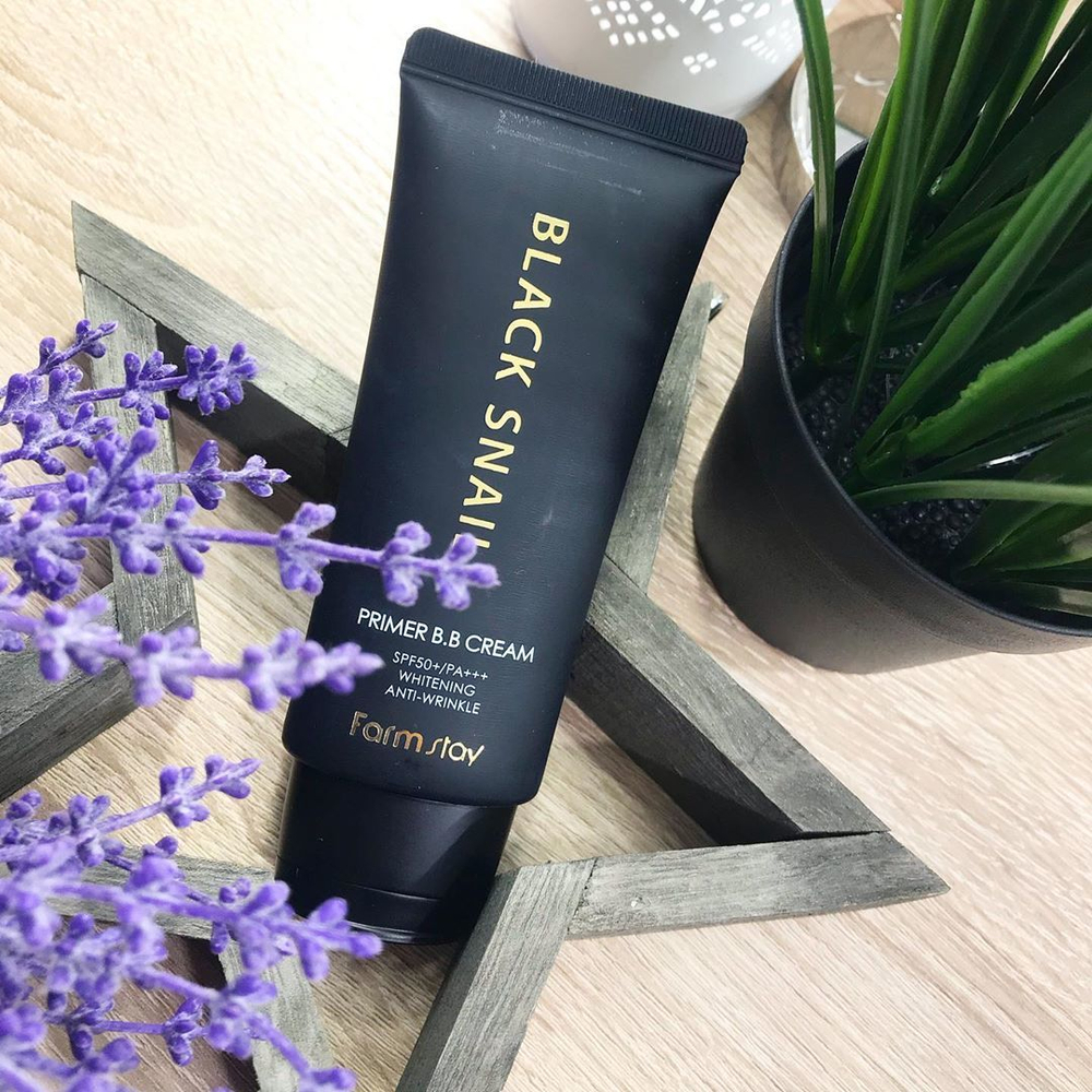 FarmStay. ВВ-крем с муцином черной улитки Black Snail Primer BB Cream SPF50+/PA+++