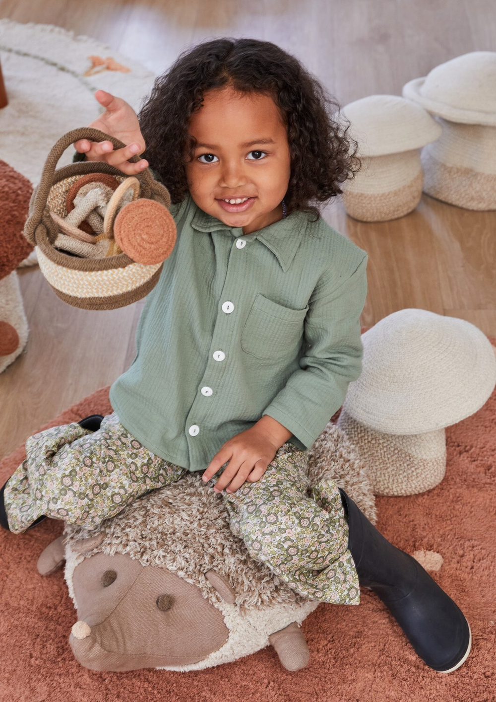 Подушка Lorena Canals Floor Cushion Hedgehog (50 x 65 см)