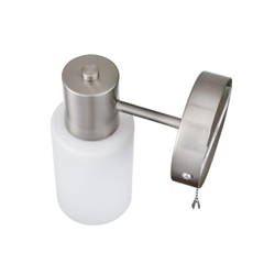 8099/1W COMFI LN26 105 никель/белый металл/стекло Бра Е14 1*40W 220V MAVE