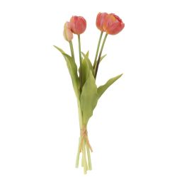 GAEM Цветы искусственные "Букет Тюльпанов" (Real Touch), L12 W12 H38 см