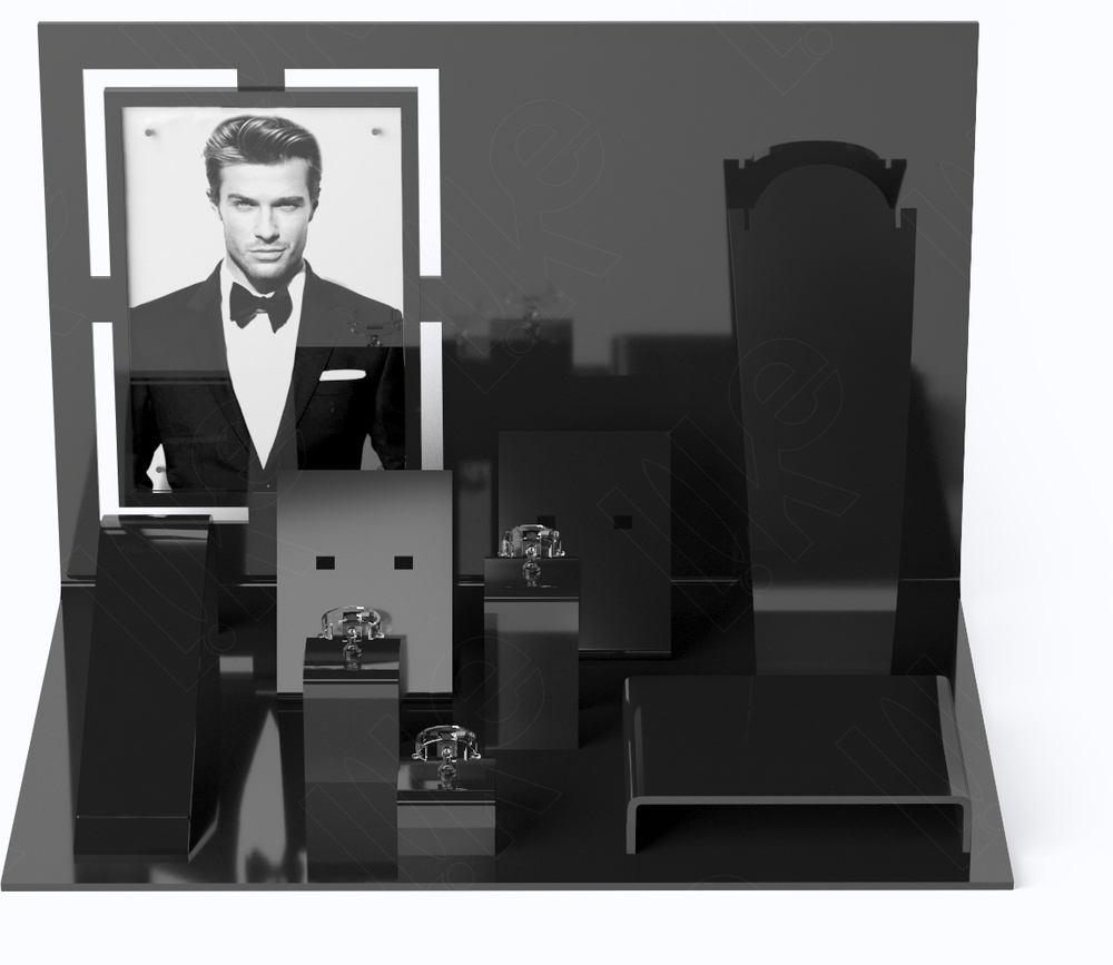 Подиум для мужских ювелирных изделий в комплекте