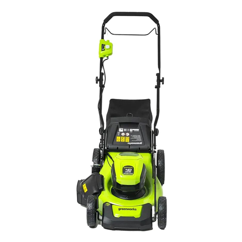 Газонокосилка аккумуляторная Greenworks GD40LM46HP 40В (1 x 4 Ач, ЗУ) нож 46 см, 2514407UB