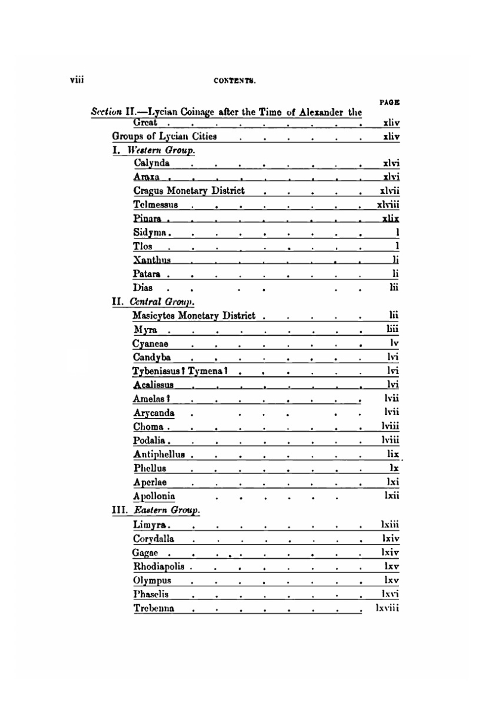 Catalogue of the Greek Coins of Lycia, Pamphylia, and Pisidia | George Francis Hill