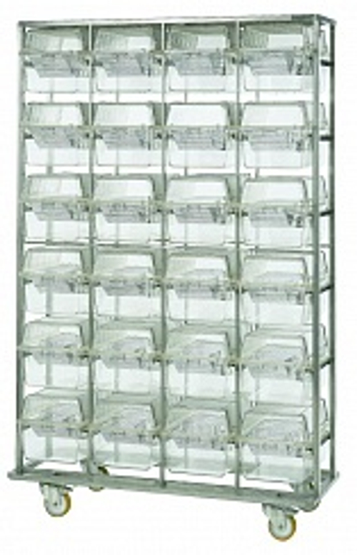 Стеллажи с направляющими