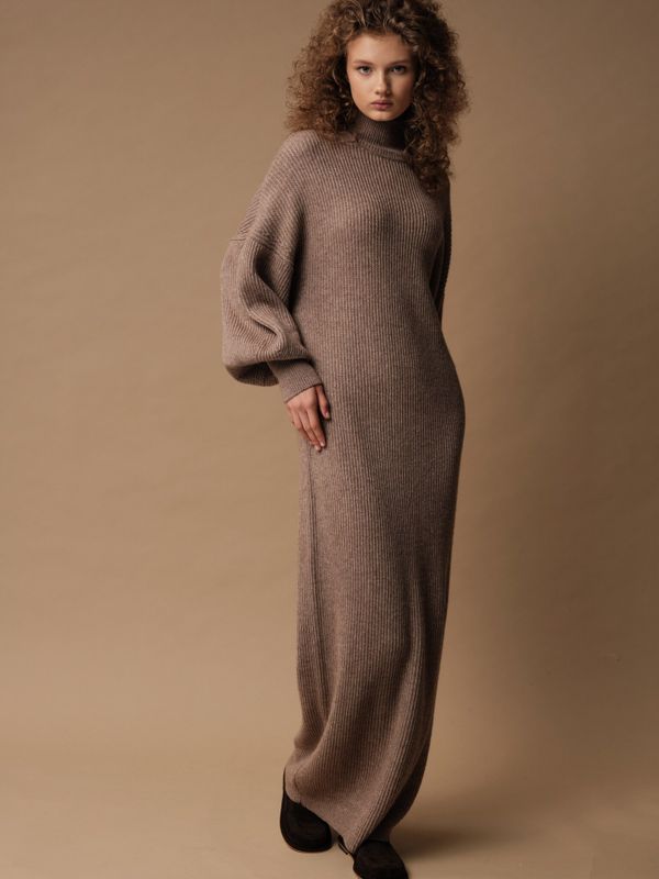 D0341-8044 Платье dbr, темно-бежевый