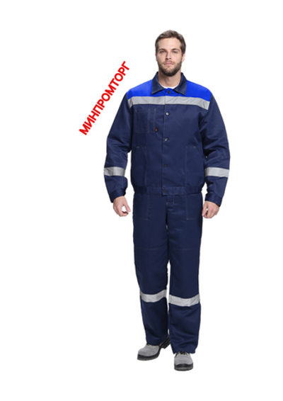 Костюм Легион-2 СОП (тк.Смесовая,210) пк, т.синий/васильковый
