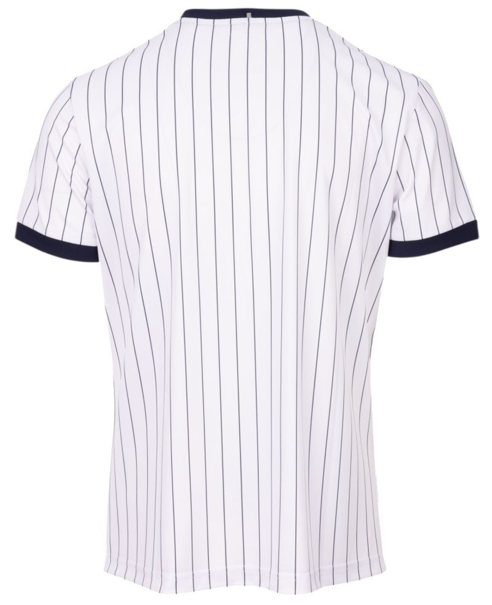 Теннисная футболка Fila BB1 Stripes - white