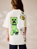 Футболка для девочки Next AW4-743, Молочный