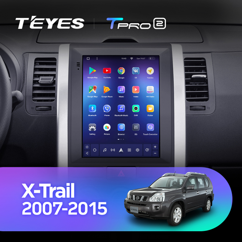 Teyes TPRO 2 9.7" для Nissan X-Trail 3 2007-2015