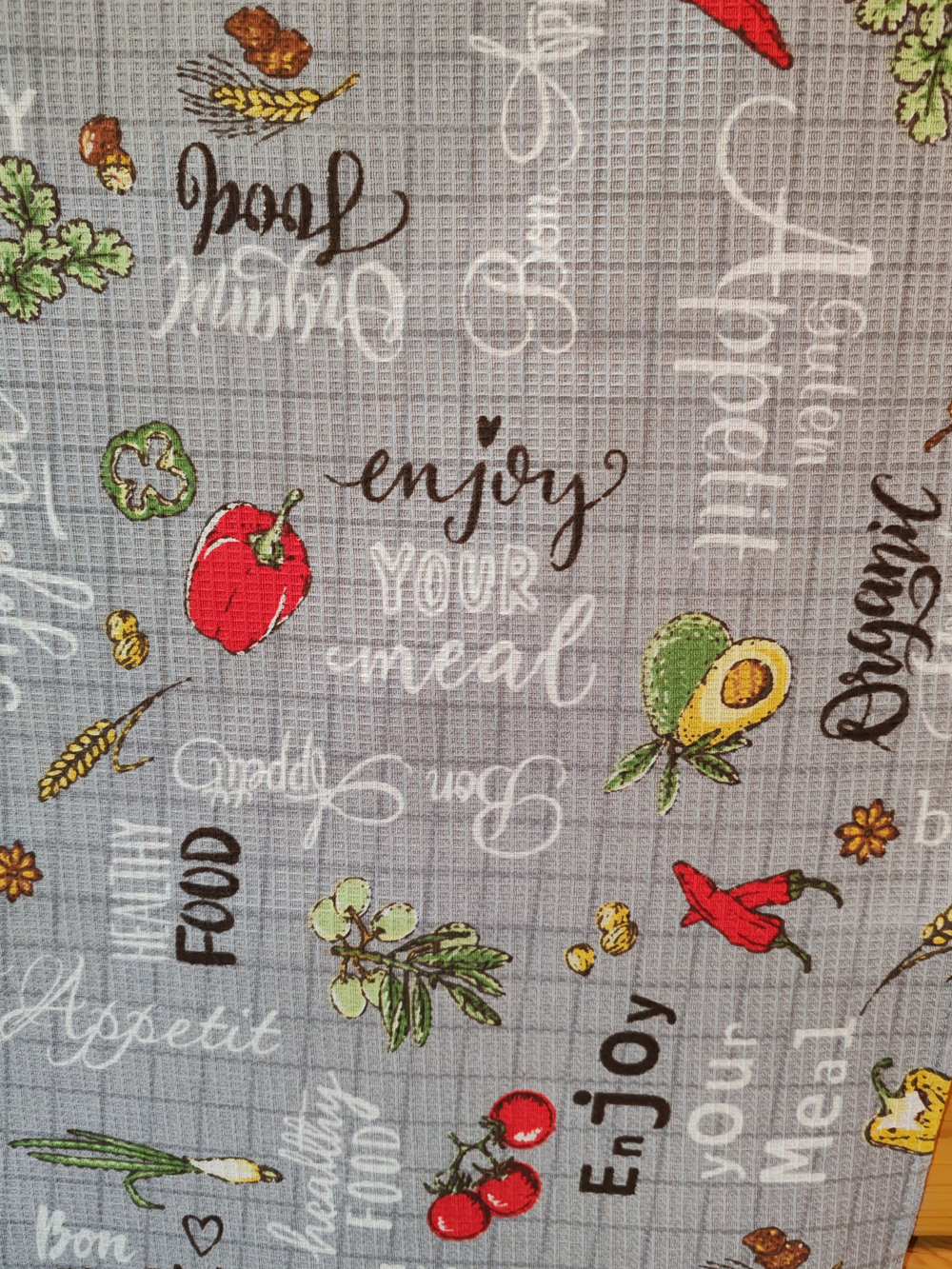 Полотенце кухонное, 2 шт, 37х75, вафельное