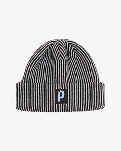 Шапка Stripes черная/серая
