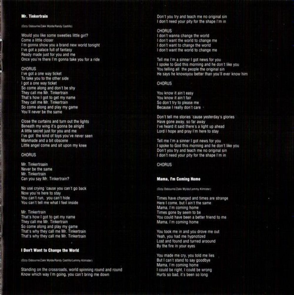 Ozzy Osbourne. No More Tears (CD) Оззи Осборн. Новый запечатанный музыкальный диск