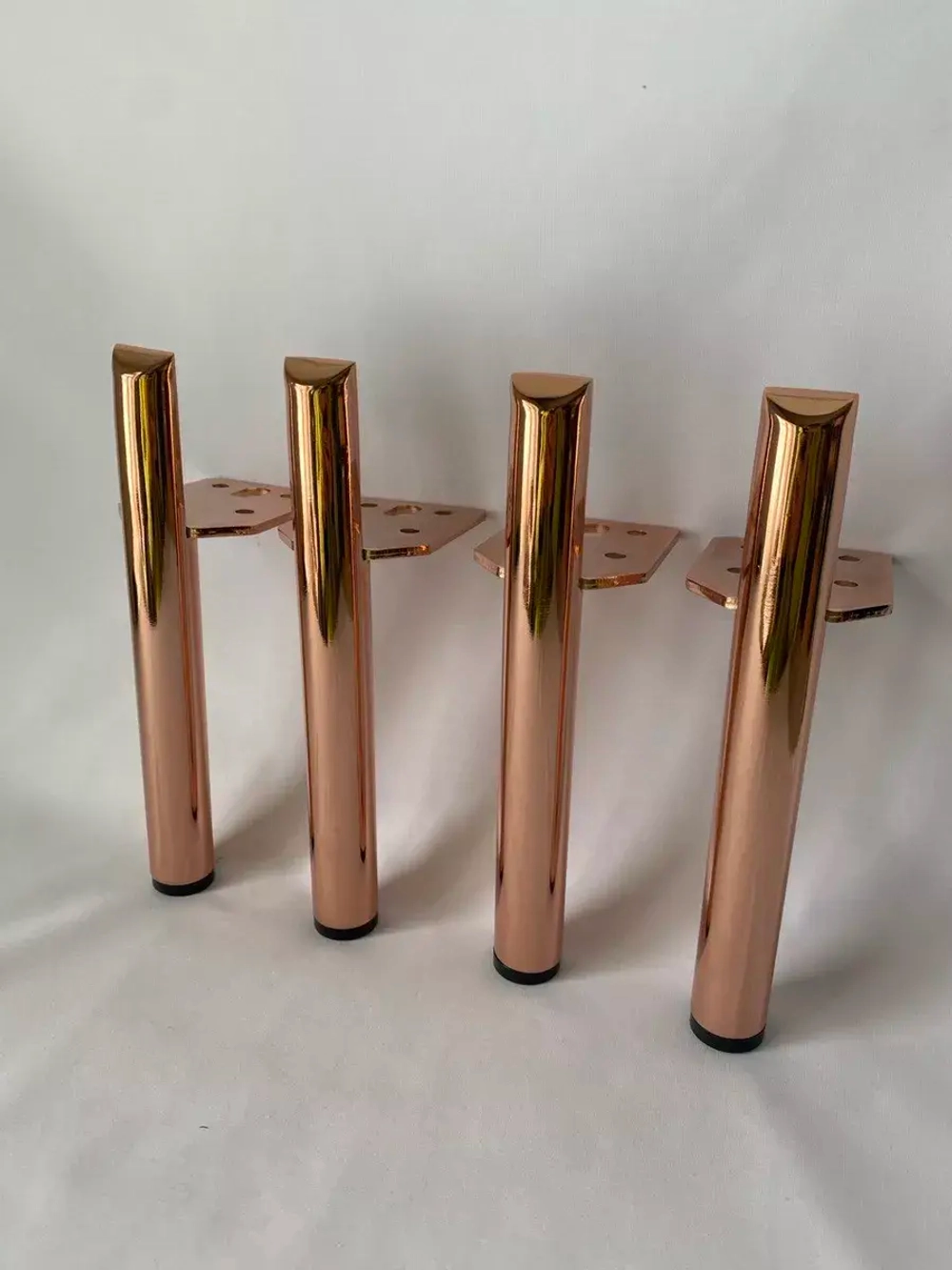 Ножки для мебели  розовое золото высота 15 см 4 шт