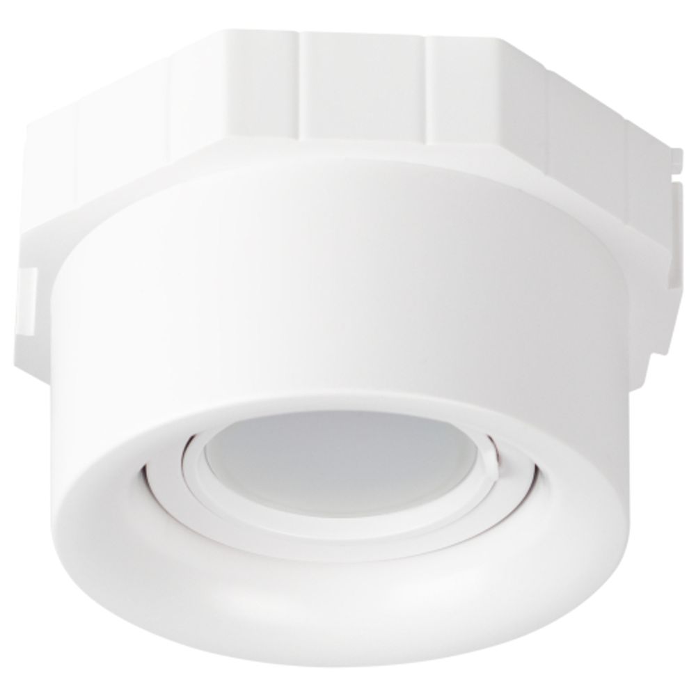 Светильник встраиваемый декоративный ЭРА KL118 WH под лампу MR16 GU5.3 белый | Декоративные встраиваемые светильники