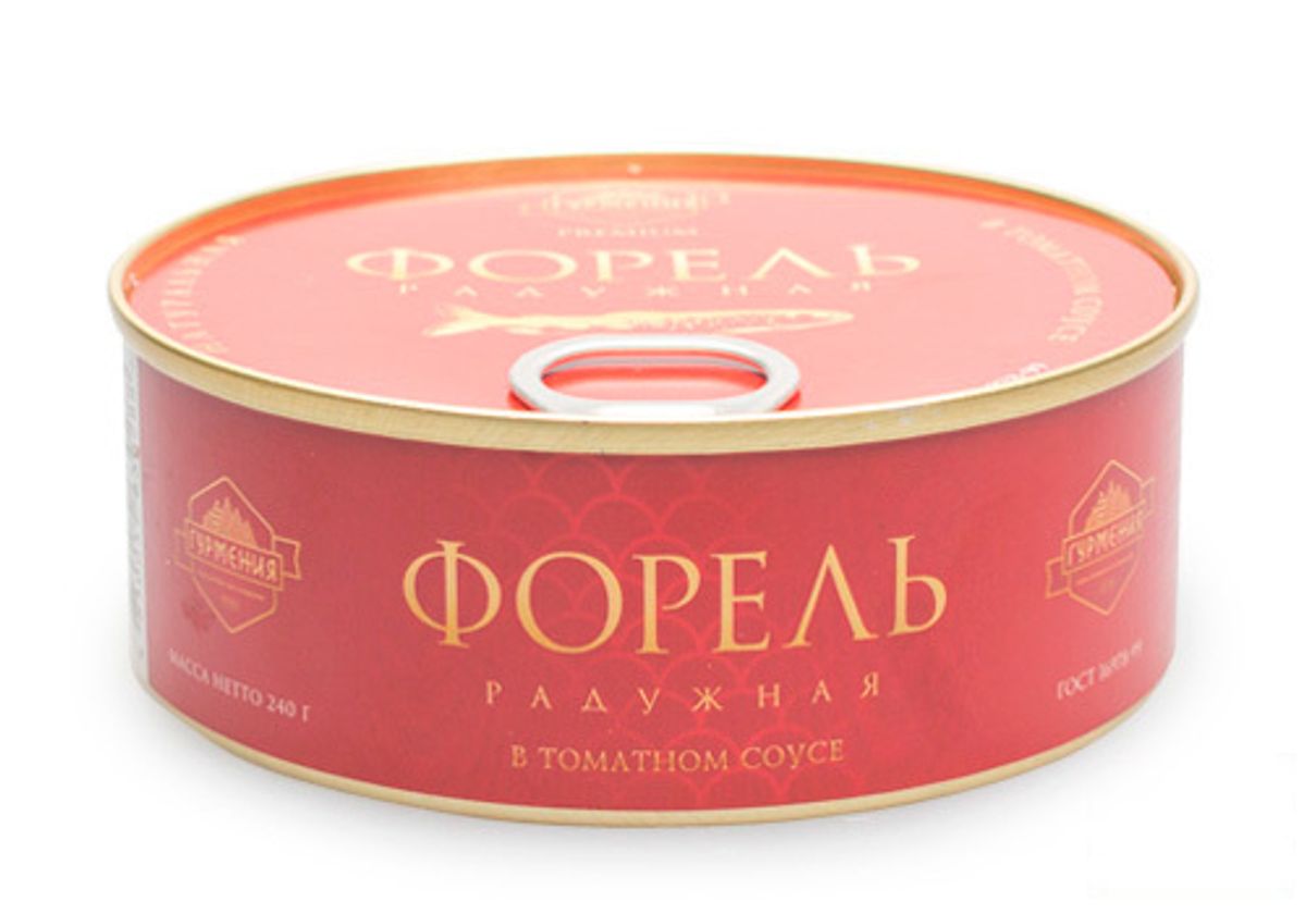 Форель радужная в томатном соусе, 240г