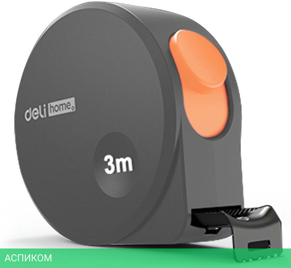 Рулетка Deli HT8316C Gray