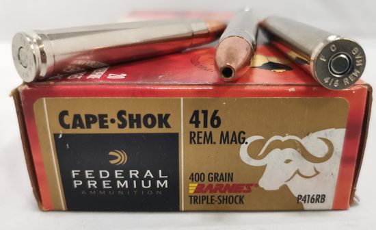 Federal Premium кал. 416 Rem.Mag  Barnes Triple-Shock  400 gr.  HP