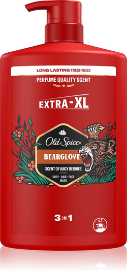 Old Spice Bearglove - Гель для душа для тела и волос, 1000 ml