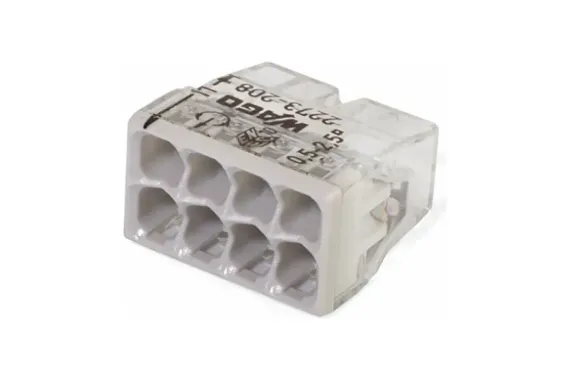 Клемма Wago 8*2,5 белая 26193