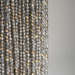 Серебристая шпинель синтетическая с эффектом нанесения потали, 3мм, шар, микроогранка