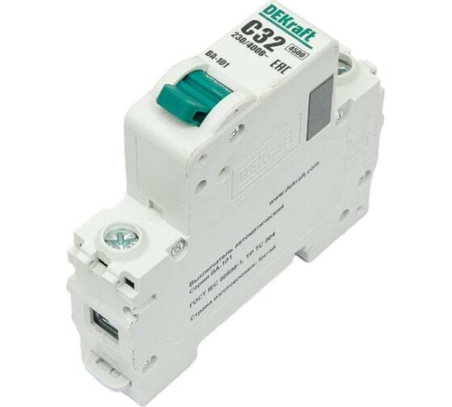 DEKraft Автоматический выключатель ВА-101 1P 32А 4,5kA х-ка С 11057DEK