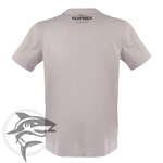 Футболка серая, принт Kalashnikov