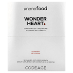 Codeage, Nanofood, Wonder Heart, малина, 30 паучей по 10 мл (0,3 жидк. унции)