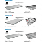 Стеллаж MS STRONG 2350х1000х800 (4 полки)