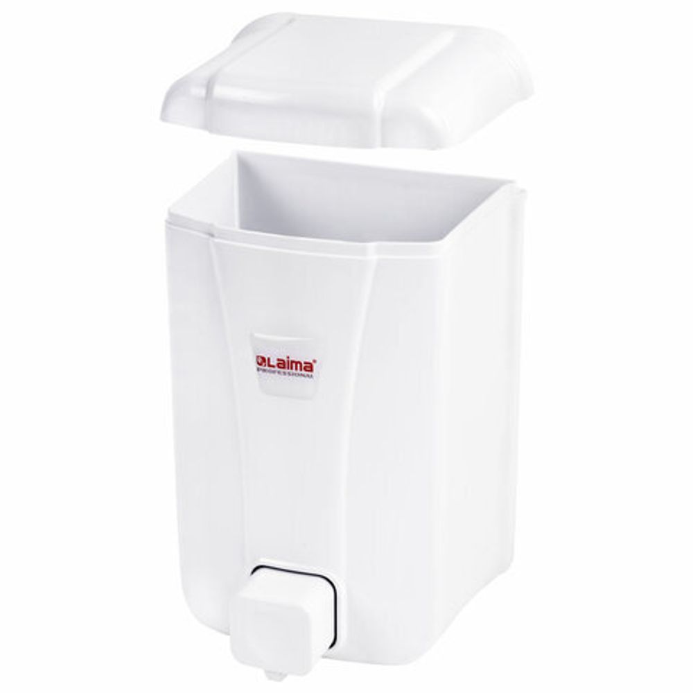 Диспенсер для жидкого мыла LAIMA PROFESSIONAL LSA, НАЛИВНОЙ, 1 л, белый, ABS-пластик, 607995, 3430-0