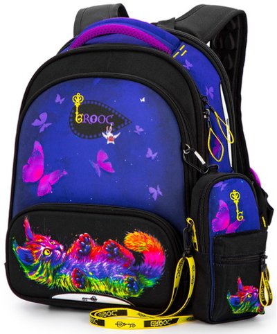 Ранец GROOC 9-135 + пенал + мешок + сумка-пенал