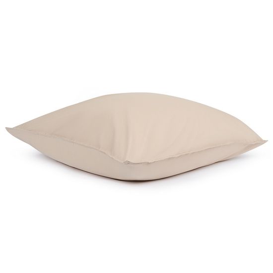 Набор из двух наволочек бежевого цвета из органического стираного хлопка из коллекции essential, 70х70 см