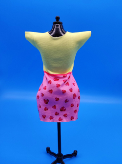 Одежда для куклы Барби винтаж платье 02488