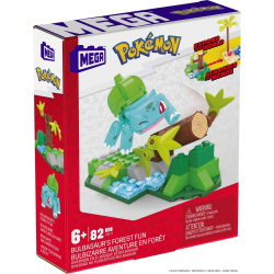 MEGA Pokemon - Bulbasaur&#39;s Forest Fun Набор строительных блоков 82 штуки. ЛПВП77 / артикул   HDL75 HDL77  / GTIN 194735026685
